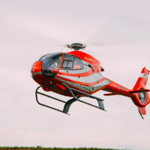 Privé-vlucht helikopter 4 personen – 60 minuten – in EC120B